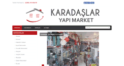 Desktop Screenshot of karadaslaryapimarket.com